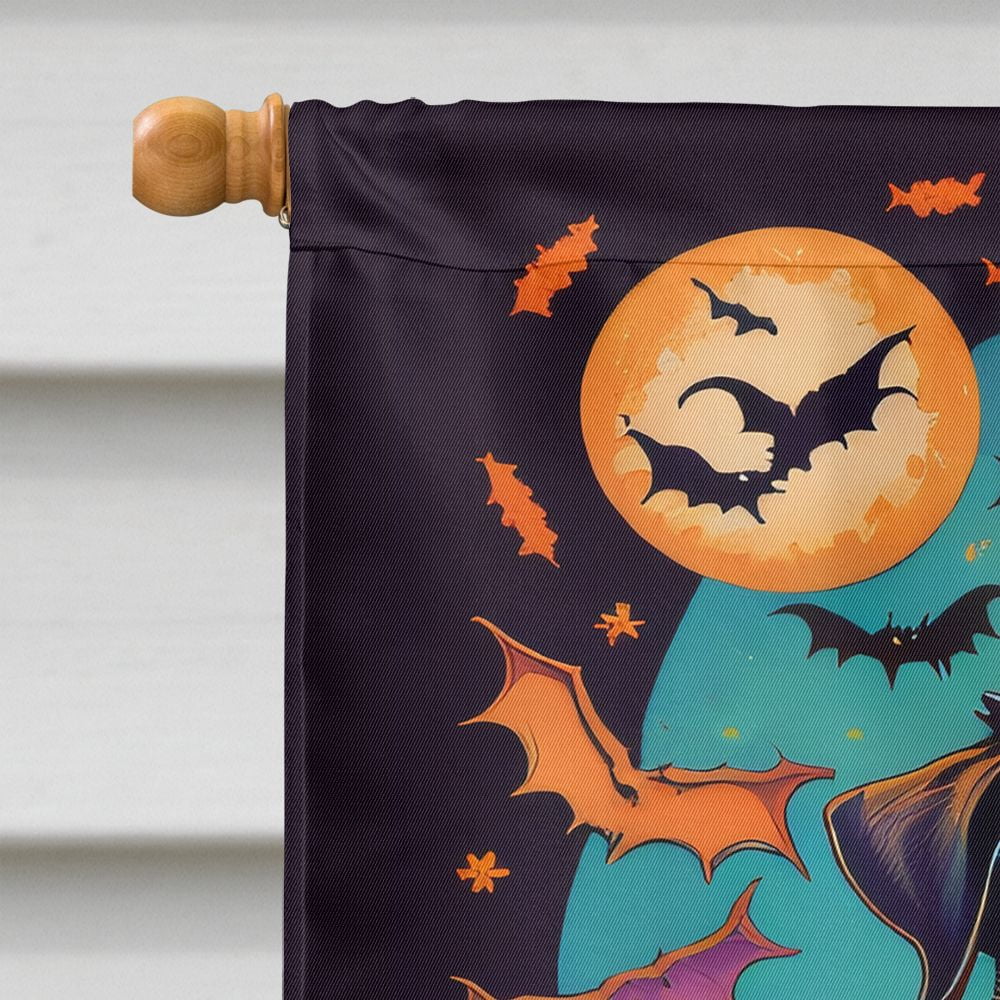 Haunt & Co Halloween Pug Dog House Flag 28x40IN Double-Sided Polyester Decorative Sleeve Pole Flag
