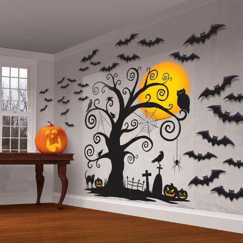 Haunt & Co Halloween Deluxe Wall Decorating Kit (32pc)