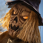 Haunt & Co Staked Scarecrow Prop 8ft Animated Halloween Yard Decor Haunted House Display