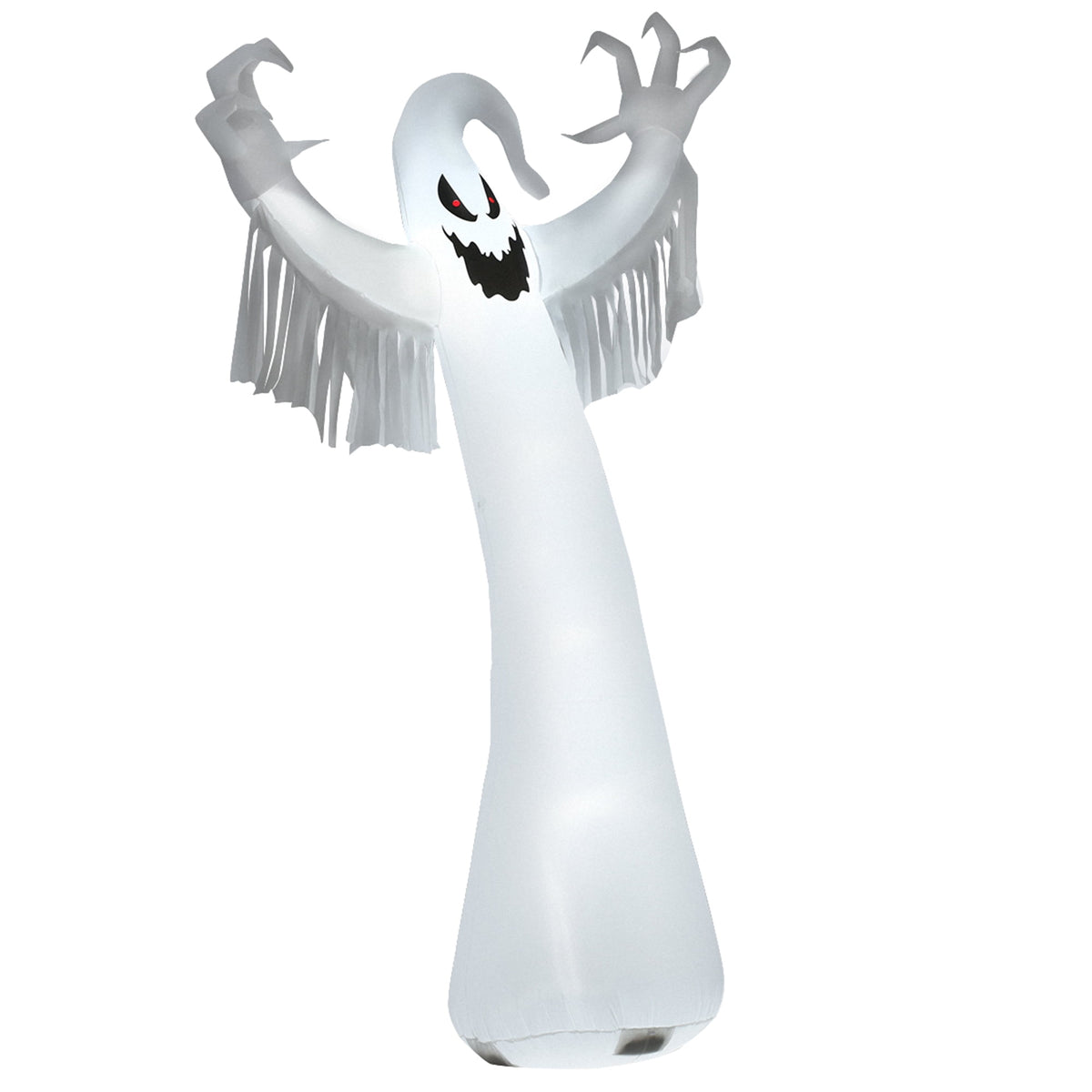 Haunt & Co Gymax 12ft Inflatable Halloween Blow Up Ghost Decoration w/ Built-in LED Light
