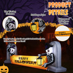 Haunt & Co 10 FT Halloween Inflatables Ghost Tombs Decor Outdoor