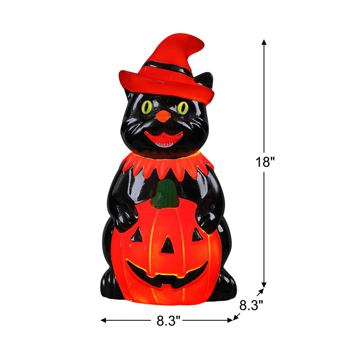 Haunt & Co 18in Outdoor Cat Lit Blow Mold