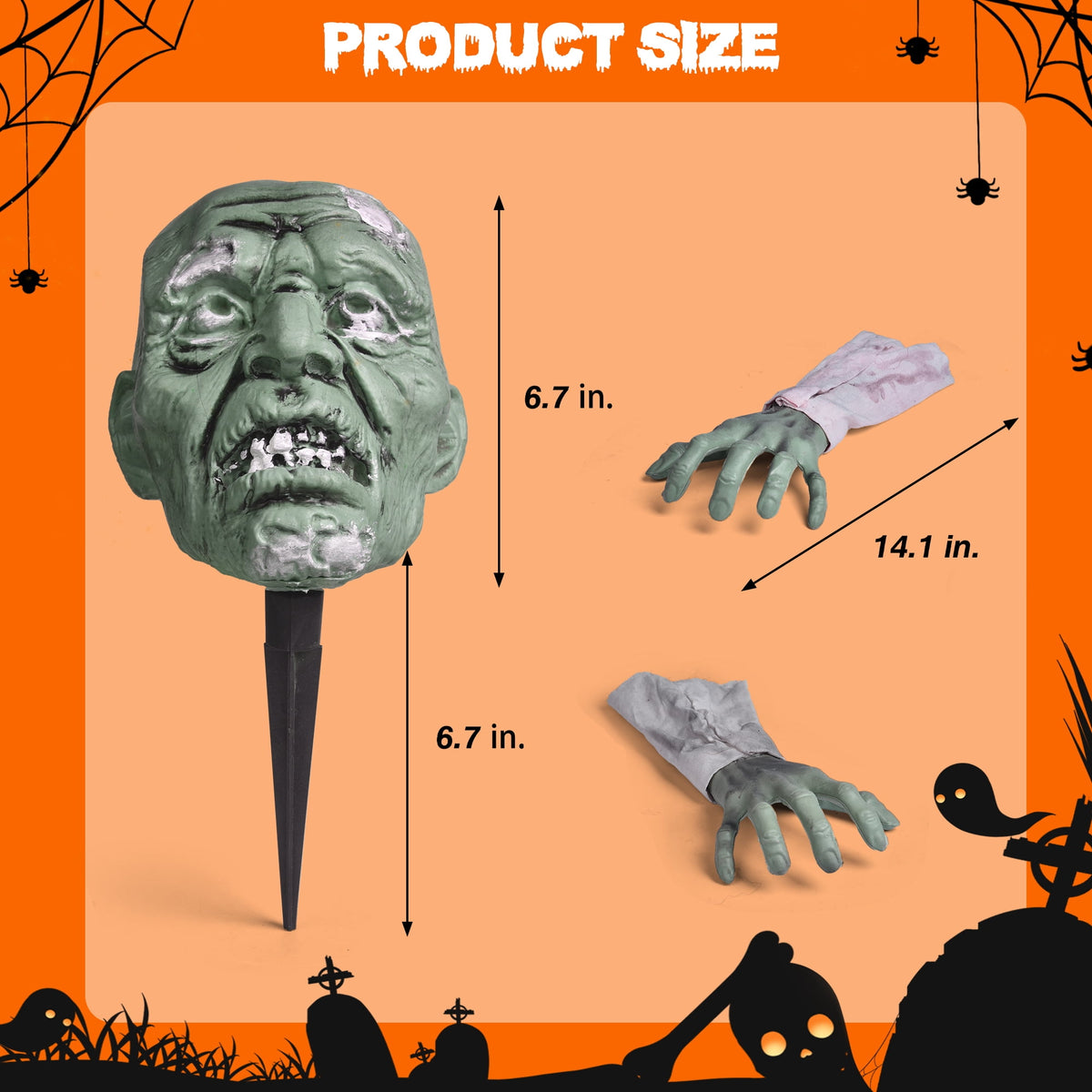 Haunt & Co Halloween Zombie Decorations Scary OutdoorLawn, Yard, Patio, Graveyard Decoration, Haunted House Prop