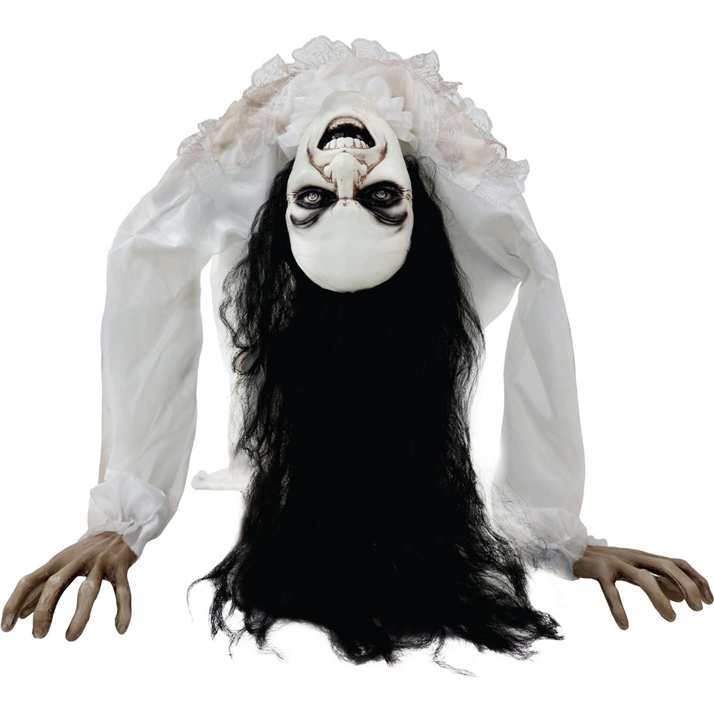 Haunt & Co Lifesize 35" Animatronic Possessed Woman with Lights and Sound