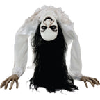 Haunt & Co Lifesize 35" Animatronic Possessed Woman with Lights and Sound