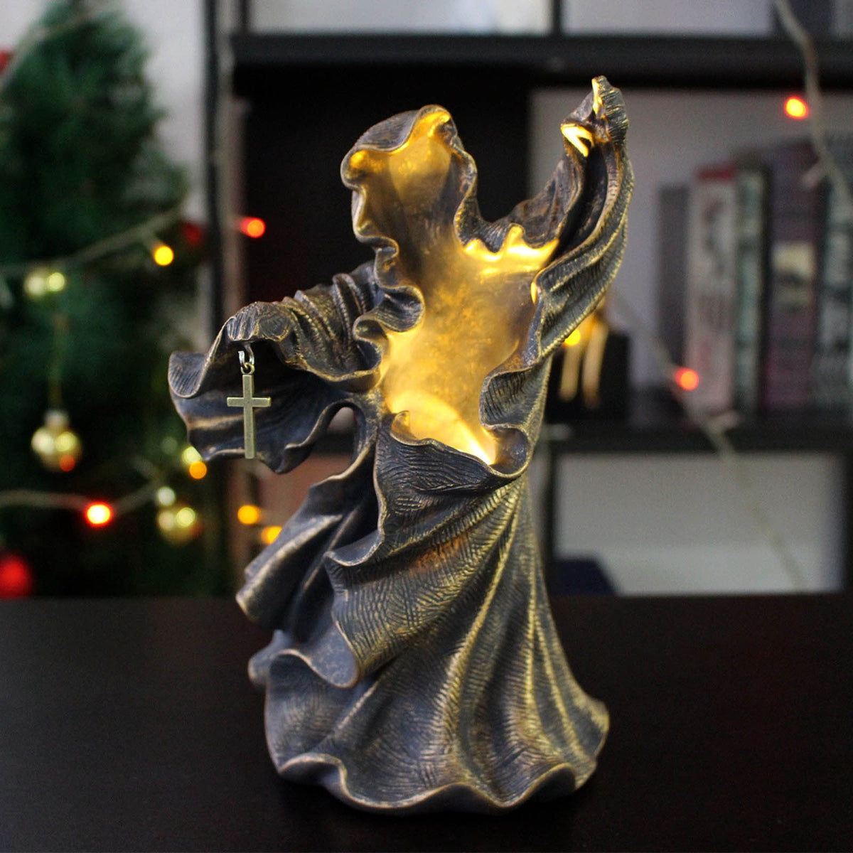 Haunt & Co Fridja Hell Messenger With Lantern Witch Decoration Lantern The Ghost Looking For Light