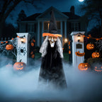 Haunt & Co Fun Little Toys 3 Pcs Halloween Witch Decorations, 43" Wicked Witches Decor, Scary Halloween Stakes