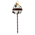 Haunt & Co Blu Bom Black White Spider Cake Pop Glass Ornament Halloween Sweets 2022135