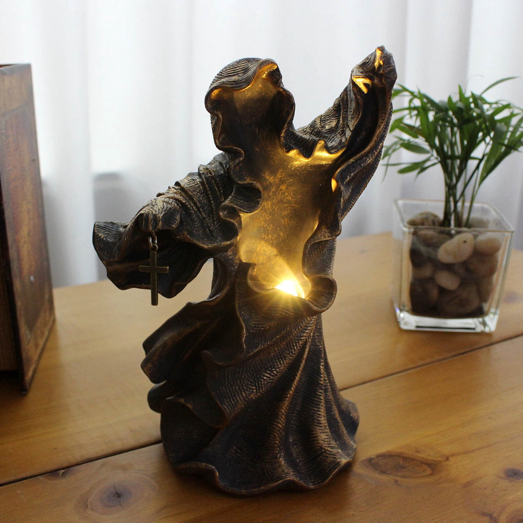 Haunt & Co Fridja Hell Messenger With Lantern Witch Decoration Lantern The Ghost Looking For Light