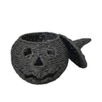 Haunt & Co Aximioll Halloween Spooky Seaweed Pumpkin Ornaments â?? Bold Shape with Eerie Shadows, Halloween Decorations for Holiday Parties & Trick or Treat Nights for Halloween Parties with spooky party setups