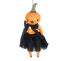 Haunt & Co 7.75In Tabitha Pumpkin Ornament, Polyresin, Halloween Figurine