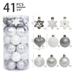 Haunt & Co Christmas Balls - Christmas Tree Decoration Ornaments Shatterproof Hanging Balls for Birthday Halloween Holiday Wedding Decorations Set of 41 pcs