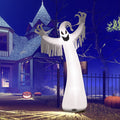 Haunt & Co Costway 12ft Inflatable Halloween Blow Up Ghost Decoration w/ Built-in LED Light