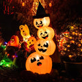 Haunt & Co Costway 6.8FT Halloween Inflatable Pumpkin Combo Blow up Pumpkins w/ Witch - s Hat