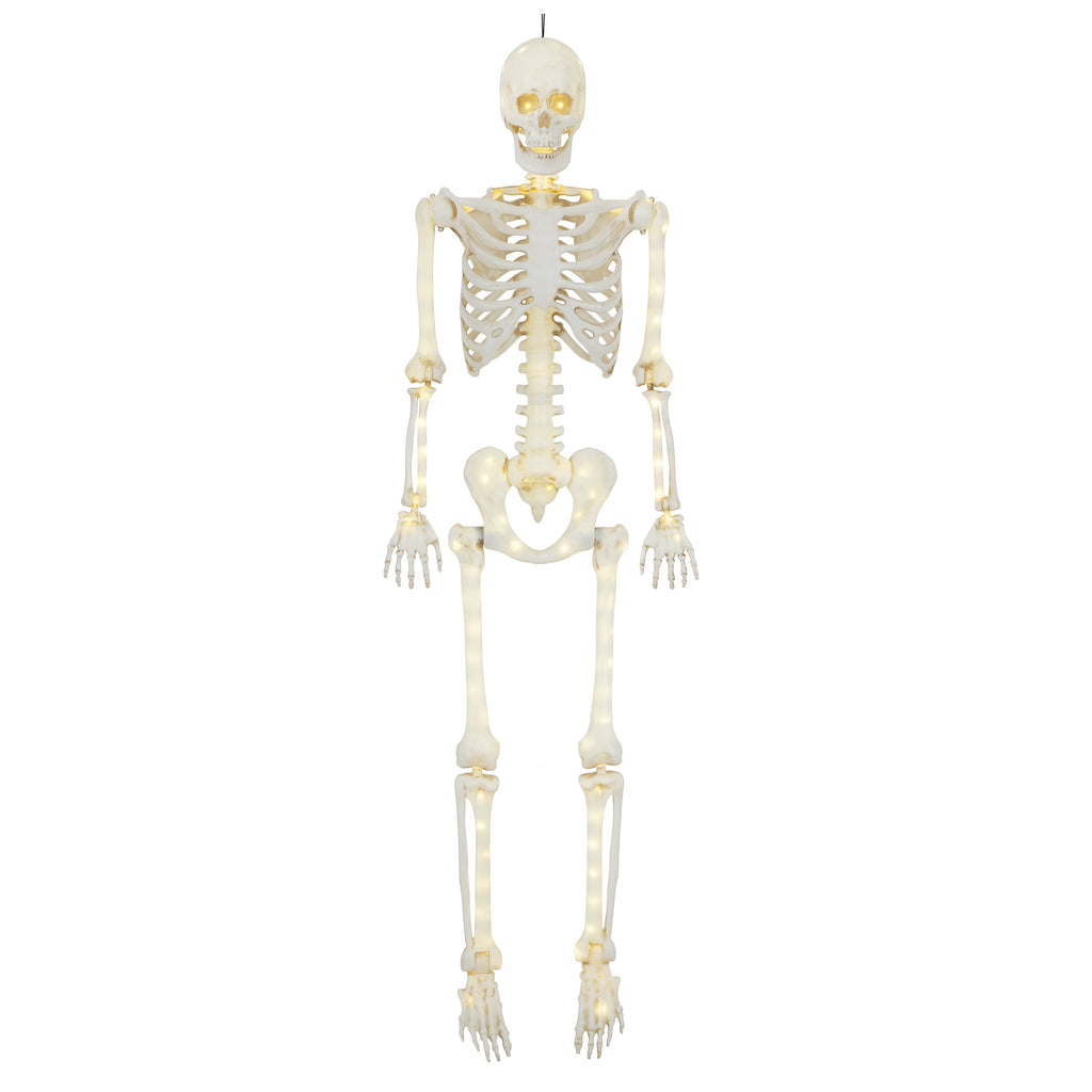 Haunt & Co 5-foot Poseable LED Illuminated Skeleton