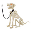 Haunt & Co 60-inch Animated Beige Skeleton Dog