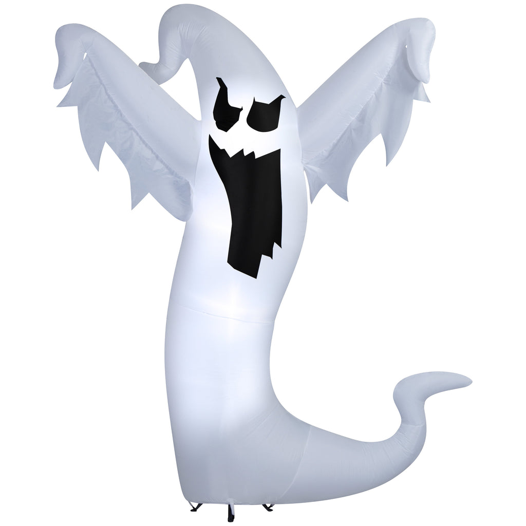 Haunt & Co Scary Ghost Airblown Yard Inflatable, Multicolor, 9.5', Halloween