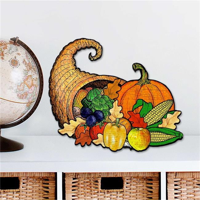 Haunt & Co Designocracy 8158905M 12 x 9 in. Thanksgiving Halloween Outdoor Decor Large Ornaments