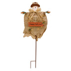 Haunt & Co Fall Scarecrow Yard Stake with LED Lights Happy Fall Ya'll Scarecrow Garden Stake Autumn Harvest Halloween Thanksgiving Outdoor Yard Decorations
