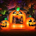 Haunt & Co 8.5FT Halloween Inflatable,Pumpkin Photo with Lights