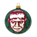 Haunt & Co Frankenstein Ball Ornament Polish Glass The Halloween Collection by Thomas Glenn