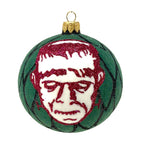 Haunt & Co Frankenstein Ball Ornament Polish Glass The Halloween Collection by Thomas Glenn