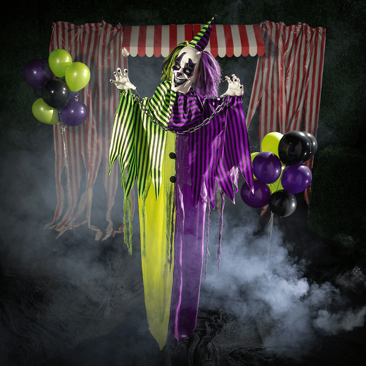 Haunt & Co Fun Express Animated Standing Scary Clown