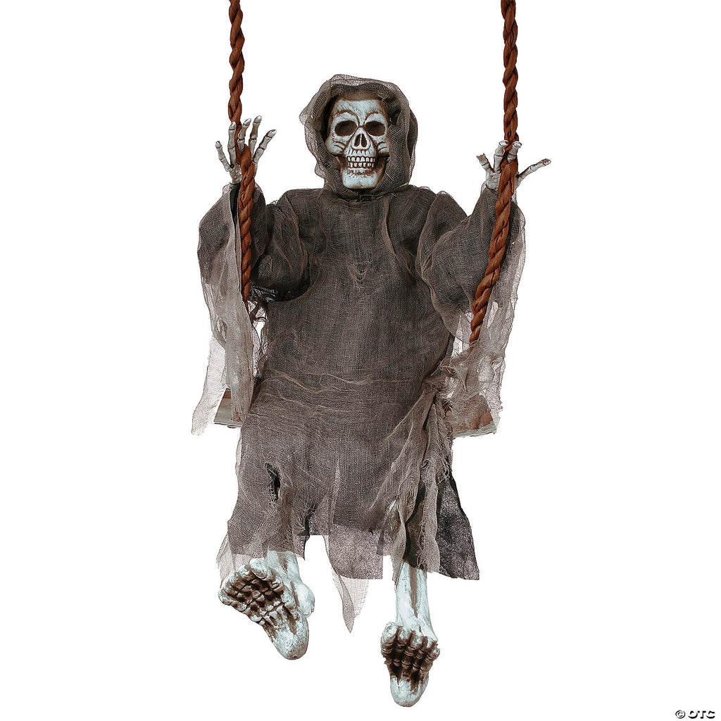 Haunt & Co Fun World Reaper On Swing Prop - 36 in