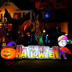 Haunt & Co Halloween Inflatables 11.5 FT Long Vampire With Pumpkin, Outdoor Halloween Inflatables Halloween Blow Ups with LED Lights, Funny Inflatables for Halloween Holiday Party