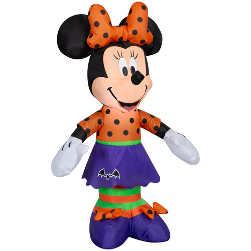 Haunt & Co 3.5 Ft Minnie Mouse Polka Dot Bat Costume Halloween Airblown Inflatable Disney