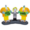 Haunt & Co Halloween Inflatable Beetlejuice Scene, 5 ft Tall, Multi