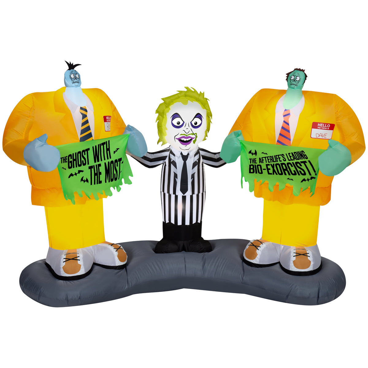 Haunt & Co Halloween Inflatable Beetlejuice Scene, 5 ft Tall, Multi