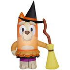Haunt & Co Halloween Inflatable Bingo in Witch Costume , 3.5 ft Tall, Multi