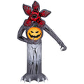 Haunt & Co Halloween Inflatable Demogorgon with Jack O' Lantern, 7 ft Tall, Multi