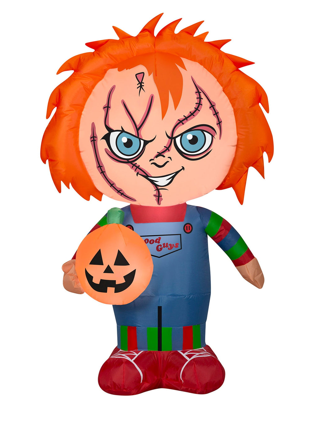 Haunt & Co Airblown Stylized Chucky SM Inflatable - Halloween - Red