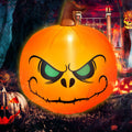 Haunt & Co Gymax 4ft Inflatable Pumpkin Blow Up w/ Built-in LED Light