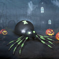 Haunt & Co Gymax 6FT Halloween Inflatable Blow-Up Spider w/ LED Lights Outdoor Yard Decoration
