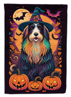 Haunt & Co Halloween Boykin Spaniel Dog House Flag 28x40IN Double-Sided Polyester Decorative Sleeve Pole Flag