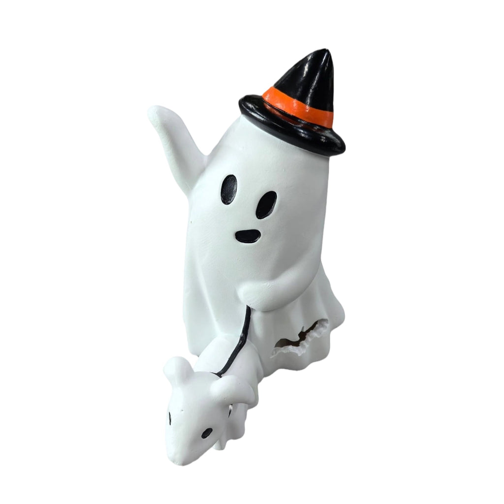 Haunt & Co Halloween Creepy Ghost Dog Walking Ornaments â?? Creative Shape with Haunted Shadows, Halloween Decorations for Halloween Parties & Trick or Treat Nights â?? great for Costume Parties with spooky setups
