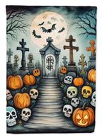 Haunt & Co Halloween Pug Dog House Flag 28x40IN Double-Sided Polyester Decorative Sleeve Pole Flag