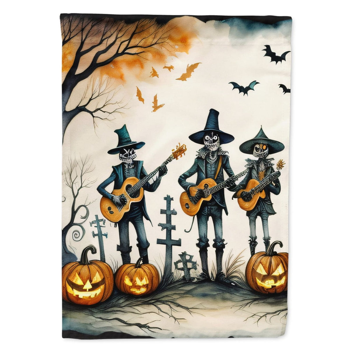 Haunt & Co Halloween Pug Dog House Flag 28x40IN Double-Sided Polyester Decorative Sleeve Pole Flag