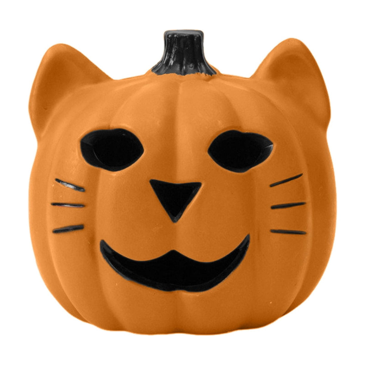 Haunt & Co Halloween Lights Led Luminous Cat Pumpkin Ornament Orange Spooky Halloween Decorations Haunted House Layout Ornament Fall Decorations for Home