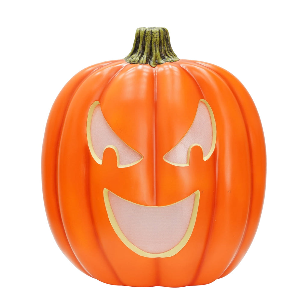 Haunt & Co Light Activated Jack-o'-Lantern Decoration, Orange, 22", Halloween