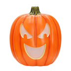 Haunt & Co Light Activated Jack-o'-Lantern Decoration, Orange, 22", Halloween