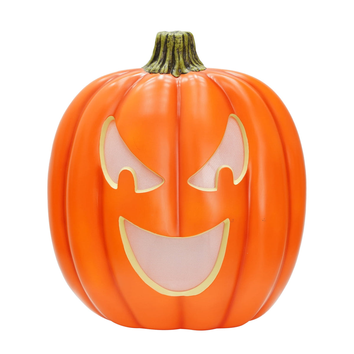 Haunt & Co Light Activated Jack-o'-Lantern Decoration, Orange, 22", Halloween