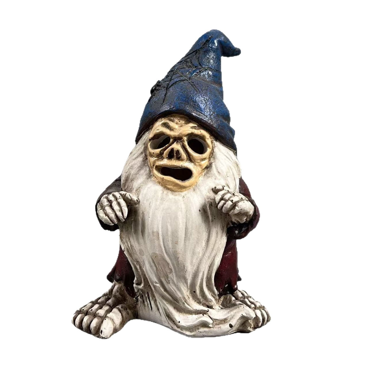 Haunt & Co Halloween Resin Skeletons, Small Ornaments Elderly Decorations for Outdoor Courtyards Living Rooms Gifts