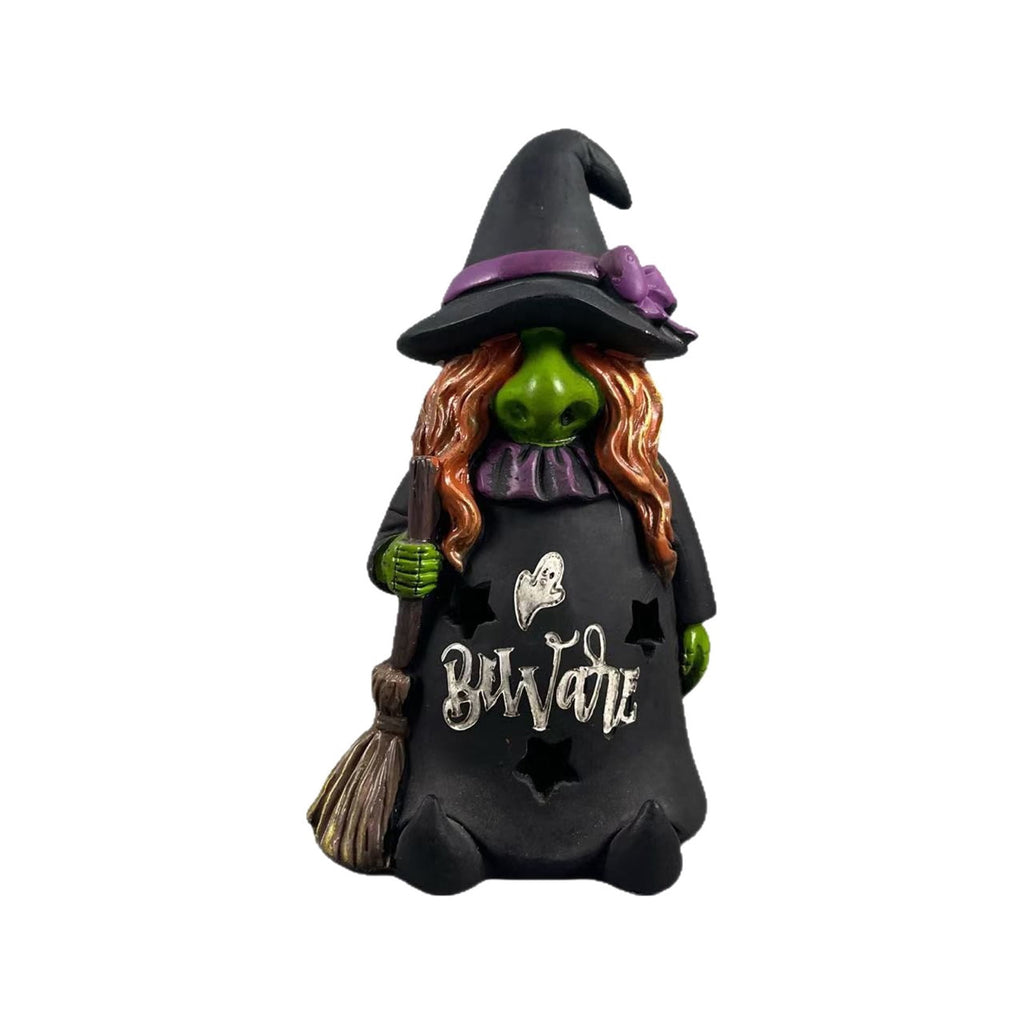 Haunt & Co Halloween Resin Skeletons, Small Ornaments Elderly Decorations for Outdoor Courtyards Living Rooms Gifts