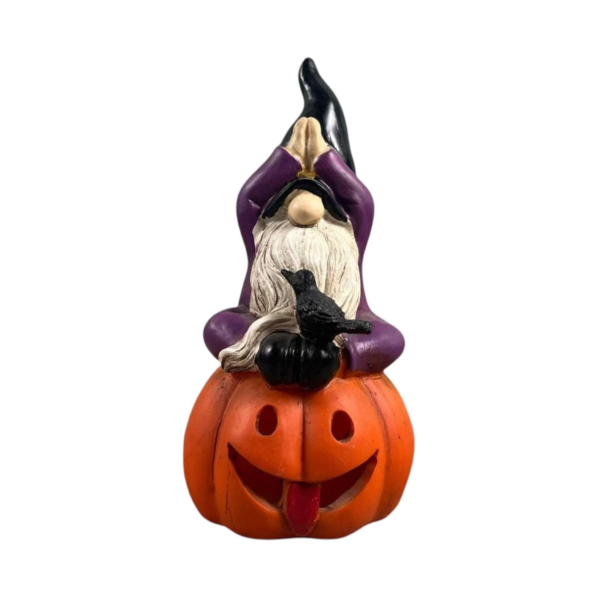 Haunt & Co Halloween Spooky Ghostface Dwarf Ornaments â?? Quirky Faces with Eerie Shadows, Halloween Decorations for Dining Tables, Party Setups & Indoor Halloween Displays â?? perfect for Halloween Parties