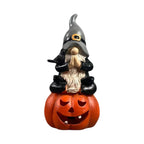 Haunt & Co Halloween Spooky Ghostface Dwarf Ornaments â?? Quirky Faces with Eerie Shadows, Halloween Decorations for Dining Tables, Party Setups & Indoor Halloween Displays â?? perfect for Halloween Parties