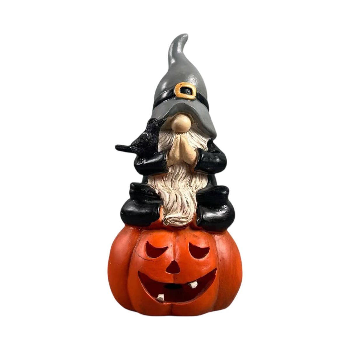 Haunt & Co Halloween Spooky Ghostface Dwarf Ornaments â?? Quirky Faces with Eerie Shadows, Halloween Decorations for Dining Tables, Party Setups & Indoor Halloween Displays â?? perfect for Halloween Parties